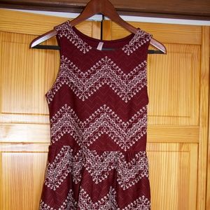 Xhilaration Jacquard-style mini dress with Keyhole